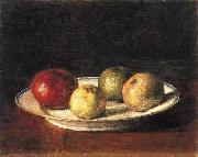Henri Fantin-Latour A Plate of Apples, USA oil painting artist